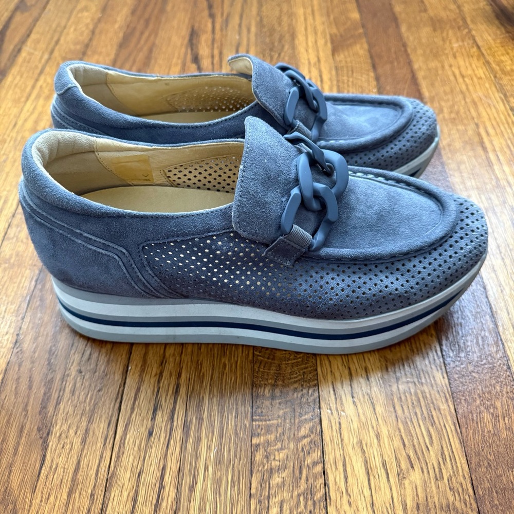 Softwaves Cassie Suede Platform Slip-on Sneakers - Picture 2 of 8
